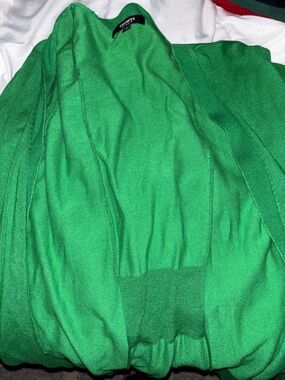 Premise studio jelly green cardigan sweater